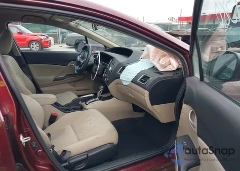 2015 Honda Civic Lx из США, поврежденный, VIN 19XFB2F56FE295043